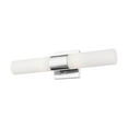 thumbnail image 3 of Livex Lighting 10102-91 Aero 2-Light Bath Light, Brushed Nickel, 3 of 5