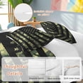 thumbnail image 2 of 3 Piece Green Camouflage American Flag Duvet Cover Set Queen Size, Microfiber Comforter/Quilt Cover with Corner Ties and 2 Pillowcases, Wooden Grain All Season Soft Bedding with Zipper Closure, 2 of 8