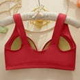 thumbnail image 4 of Wdgfv Daisy Bras for Women Comfort Front Closure Underwire Support Bra for Women with Wicking Red 46, 4 of 4