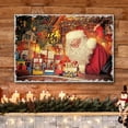 thumbnail image 3 of wall26 Canvas Print Wall Art Santa Claus &amp; Christmas Presents Celebrations &amp; Holidays Decorative Illustrations Modern Art Scenic Colorful Multicolor Warm for Living Room, Bedroom, Office - 16, 3 of 5