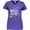 Purple, variant on Inktastic Halloween Witch, Please Broom, Purple Hat, Spider and Snake Women's V-Neck T-Shirt