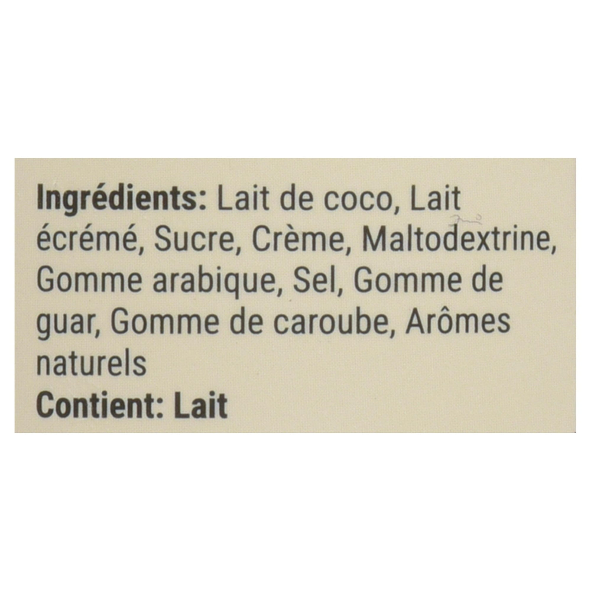 Crème glacée à la noix de coco Sweet n Nice de Neale