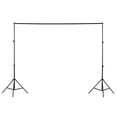 thumbnail image 1 of Amdohai 200 * 200cm/78 * 78 Pouces Alliage d'Aluminium Support de Studio Photo Réglable pour Arrière-Plan Toile de Fond Système de Support Kit Robuste Photo Vidéo Crossbar Kit avec Sac de Transport 6 Pcs Pinces pour Maison St, 1 of 7