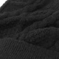 thumbnail image 5 of KANG Winter Knitted Hat With Ear Thermal Trapper Cap For Cold Weather Outdoor Activities Black One Size, 5 of 5