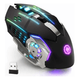 thumbnail image 1 of Mouse Vertical Inalámbrico Recargable Ergonómico Bluetooth Xtellar Negro, 1 of 3