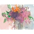 thumbnail image 2 of Dixon, Samuel 24x19 White Modern Wood Framed Museum Art Print Titled - Floral Charm II, 2 of 4