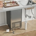thumbnail image 7 of Coolake 15 inch 100lbs/Day Built-in Ice Maker, Stainless Steel Undercounter Ice Machine, Self-Cleaning, 30lbs Storage, 115v, 7 of 7