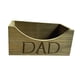thumbnail image 3 of Caja de madera para guardar gorras de papá, organizador de regalos para el Día del Padre para béisbol Caqui, 3 of 9