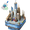 Stylish New York, variant on Stylish New York Wooden Music Box 3D Puzzle Building Model Toys for Best Gifts