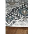 thumbnail image 2 of Vintage Baluch Grey & Charcoal 2' x 3' Accent Rug, 2 of 6