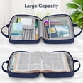 thumbnail image 2 of Funda para biblias FINPAC, grande, azul marino, 30 x 25 x 8 cm, impermeable, 2 of 8