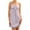 Purple, variant on Summer Pajamas for Women Dress Dressing Gown Satin Dress Short Negligees Long Nightgowns for Women,White,M