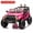 Pink + Polypropylene + 100 - 149 Lbs, variant on 24V Kids Ride On Electric Car W/Parents Control,Seat width 20in,2WD,Rear suspension,Trunk storage,Portable pull rod,Light&Searchlight,Bluetooth,USB,Provide a speed of 2.5-4MPH for Kids Aged 3-8.