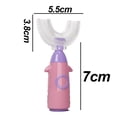 thumbnail image 2 of Kids U Shaped Toothbrush, Soft Silicone Brush Head with Handle, 2 of 5