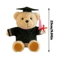 thumbnail image 2 of Graduation Plush Teddy Bear - Brown Stuffed Animal With Graduation Cap Graduation Gift, 2 of 6