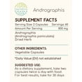 thumbnail image 3 of HerbEra Andrographis Capsules, Herbal Dietary Supplement for Immune and Seasonal Wellness Support, Andrographis (Fah talai jone, Andrographis paniculata) Dried Herb Capsules, Natural, 120 Capsules, 3 of 6