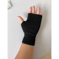 thumbnail image 3 of RV Guantes de lana para mujer, color gris y negro, guantes de invierno unisex con medio dedo, guantes gruesos sin dedos para hombre, para ciclismo, carreras, ciclismo, correr, senderismo, deportes al aire libre Sailing Electrónica, 3 of 5