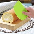 thumbnail image 4 of Bpyeka Drawing Template,Plastic Scraper Cake Cream Scraper Flour Dough Cutter Intestinal Powder Scraper Kitchen Tool Semi-circular D-shape,Kitchen Decor,Home and Kitchen, 4 of 4
