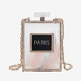 thumbnail image 1 of Sac à Main en Cuir PU pour Femmes Forme Parfumée Sac à Bandoulière avec Fermeture Éclair, 1 of 4