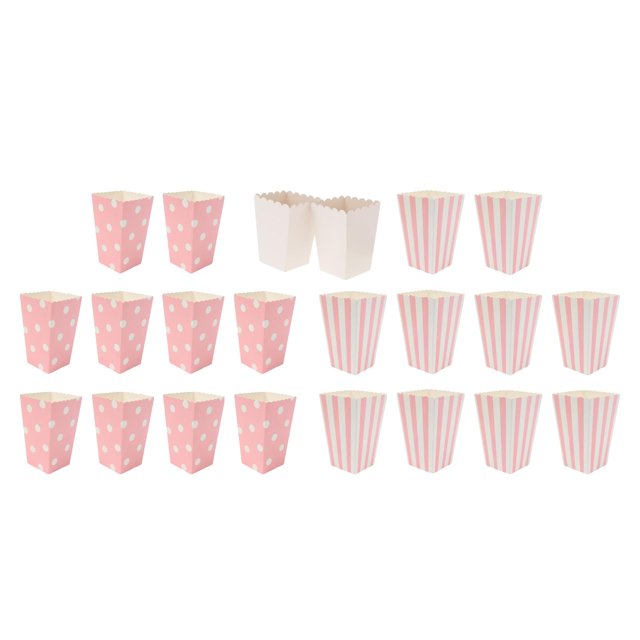 32 Piezas De Vajilla Desechable Sanck Contenedores Para Cumpleaños Baby Showers SM SunniMix Cajas de palomitas de maíz