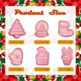 thumbnail image 3 of 24 pieces Christmas cookie molds, stamp cookie baking tools, embossed cookie molds, practical 24 pieces Christmas cookie molds, stamp cookie baking tools, embossed cookie molds, 3 of 5