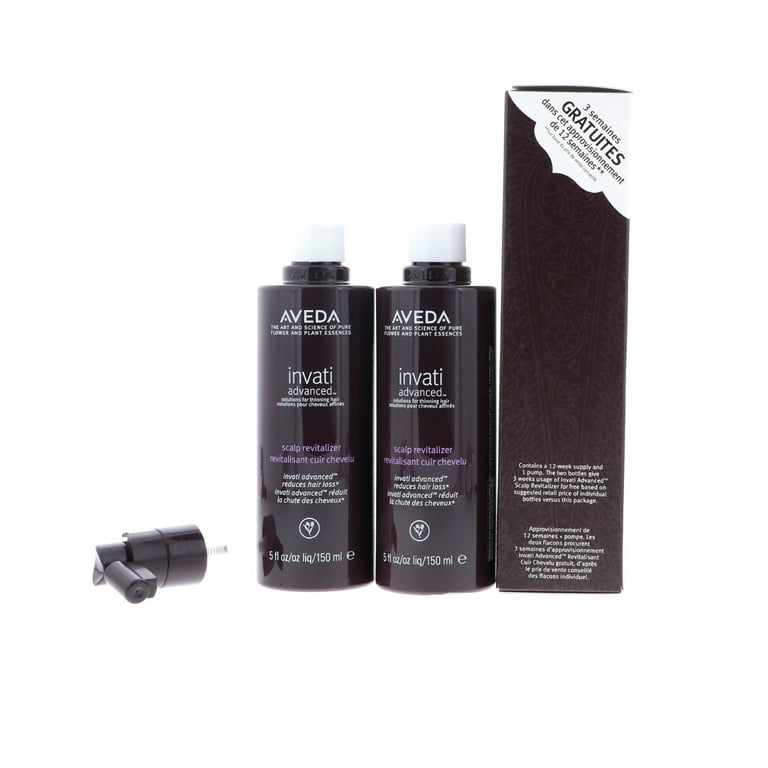 Aveda Invati Advanced Scalp Revitalizer Duo Pack Total of 10 oz