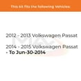 thumbnail image 2 of MAX Advanced Brakes - Brake Kit For 2012-2015 VW Passat (To Jun-30-2014) | Carbon Ceramic Brake and Rotor Kit Front and Rear | Daily Driving Geomet Coated Brake Rotors, 2 of 9
