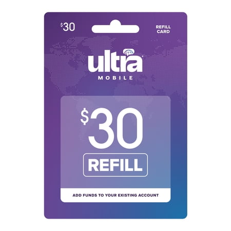 Ultra Mobile Prepaid Wireless $30 e-Pin Top Up (Email Delivery)