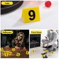 thumbnail image 4 of 15 Pcs Number Plate Crime Scene Markers Game Supply Table Numbers Sign Plastic Banquet, 4 of 6
