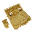 thumbnail image 3 of Dog Lion Mane Costume Halloween Pet Headwear With Ears And Tail Plush Mane Hat For Medium Large Dogs Party Photo, 3 of 5