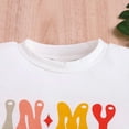 thumbnail image 5 of ZEHJUHAN Boys' Casual Two-Piece Set Short-Sleeve Letter Print Tee & Drawstring Waist Pocket Shorts Comfortable Outfit BIG Brother，9-12M, 5 of 8