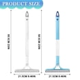 thumbnail image 4 of Plastic B Short White Window Cleaning Tool, Glass Wiper Scrubber For Shower, Squeegee With Sponge For Mirror, 4 of 9