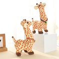 thumbnail image 4 of Simulation Walking Giraffe Interactive Electronic Pet Toy With Sound And Motion Wagging Tail A Birthday For Children, 4 of 8
