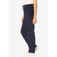 thumbnail image 6 of Woman Within Plus Size Tall Seersucker Pull-On Elastic-Waist Pants, 6 of 6