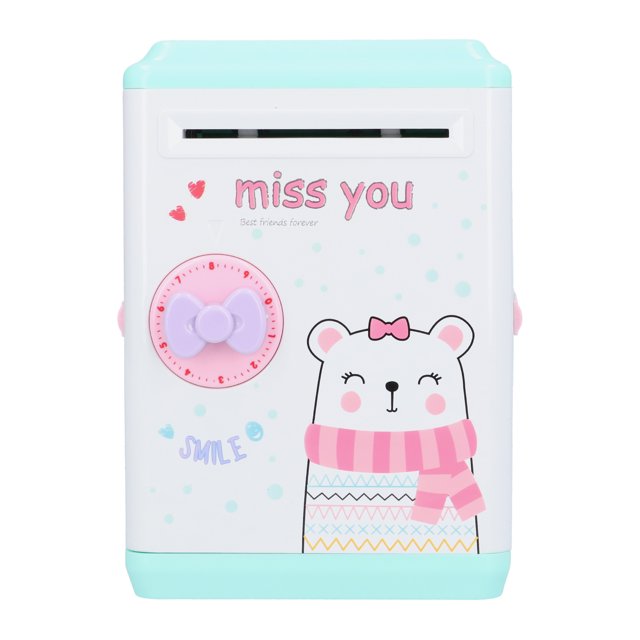 Bank Cash Coin Can, Above 3 Year Old Durable Mechanical Unlocking Design 1 PCS Money Coin Can For Daily Furniture For Home