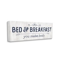 Stupell Industries Self-Serve Bed and Breakfast Rustic Home Sign Canvas Wall Art by Kyra Brown
