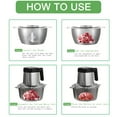 thumbnail image 5 of Sanxinyuan 3L Meat Grinder, Electric Food Chopper & Mincer with 4 Grinding Plates, Silver, 5 of 9