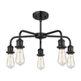 thumbnail image 7 of Innovations Lighting 516-5CR-AB-G91 Fenton 5 Light 25" Wide Chandelier - White, 7 of 7