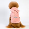 thumbnail image 2 of Abrigos de pijamas para perros pequeños, suaves y cálidos, para cachorros, lindos trajes navideños para chihuahua, disfraces para gato, pug, yorkshire, bulldog francés, rosa, pecho 11”(28cm) JM, 2 of 5