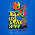 thumbnail image 3 of CafePress - Live To Play Nerf Soccer T Shirt - Dark T-Shirt Kids XS-XL, 3 of 4