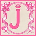 thumbnail image 4 of CafePress - Letter J Fuchsia Ribbons Monogram Tote Bag - Unisex Canvas Tote Bag, Beige, 1-Piece, 4 of 8