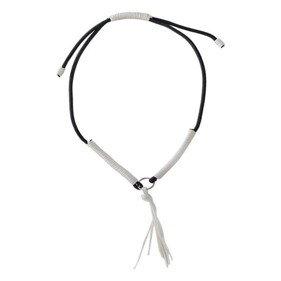 Dualoai Horse Breast Collar Accessory Nylon Sturdy Multifunctional Riding Neck Strap White