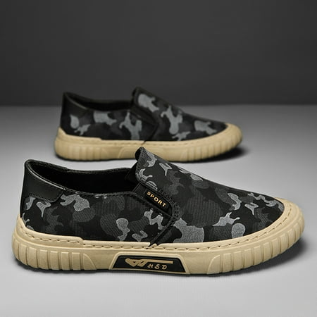 

Camouflage Canvas Men‘s Shoes Summer Breathable Sports Casual Shoes Slip-on Lazy Shoes Old Beijing Cloth Shoes Men‘s Trendy Shoes
