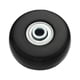 thumbnail image 4 of 1 Par Ruedas Giratorias Goma Ruedas Silenciosas para Ruedas Giratorias para Maletas Reparación Rodamientos Maletas Ruedas Repuesto para Maletas (45*18 Mm), 4 of 5