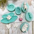 thumbnail image 3 of HGYCPP European Style Little Angel Wing Shape Silicone Material Fondant Cake Chocolate Decorations Crystal Epoxy Jewelry Moulds, 3 of 20