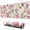 Pugs and Pioneer, variant on Long Mouse Pads for Desk,Schnauzer and Pioneer Flower Desk Mats on Top Of Desks, Desk Mouse Pad Extra Large with 3mm Non-Slip Base and Stitched Edge for Gaming,Office,Work,Home 31.5"x11.8"