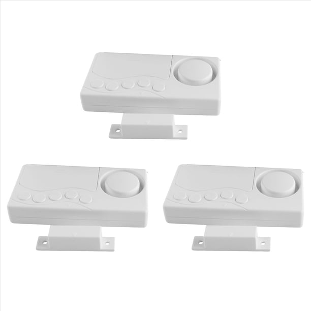 3X Sensor de Apertura de Puerta Alarma de Puerta con Retardo de Tiempo Inalámbrico Sensor de Puerta Alarma de Seguridad para Puertas y Ventanas Seguridad para el Hogar