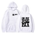 thumbnail image 4 of PMVFHDE Hoodies for Men Winter Solid Color Casual Loose Fit Letter Print Long Sleeve Pullover Hooded Sweatshirt for Daily Wear White,XL, 4 of 6
