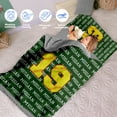 thumbnail image 4 of Kainsy Custom Toddler Nap Mat for Daycare - Evulum Kids Boys Sleeping Bag with Pillow and Blanket for Preschool Kindergarten, Personalized Name Nap Mats Softball Green, 4 of 9