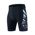 thumbnail image 5 of Gyexs Men's Bike Shorts 3D Padded Cycling Shorts UPF 50+ Cycle Shorts with Zipper Pockets Tights Z03 White, Size XXXL, 5 of 5